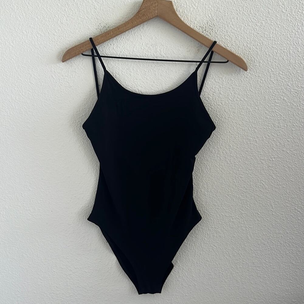 H&M X Coachella Official Collection Black Bodysuit Scoop Back US 4